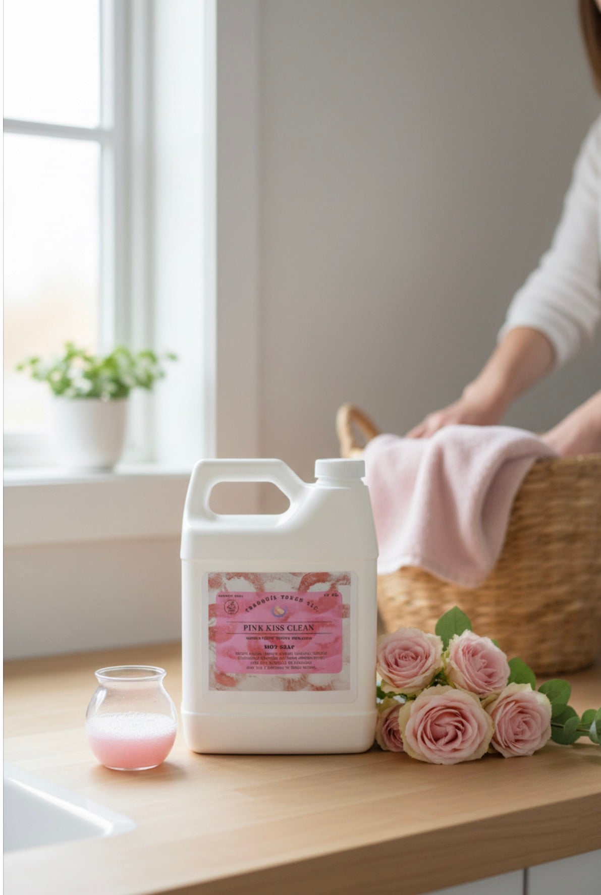 Pink Kiss Clean Non-Toxic Mop Soap ๐