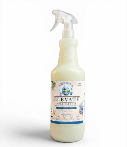 Elevate Wall Cleaner Spray – Streak-Free, Safe for Kids & Pets | 32 oz by Tranquil Touch 🧼