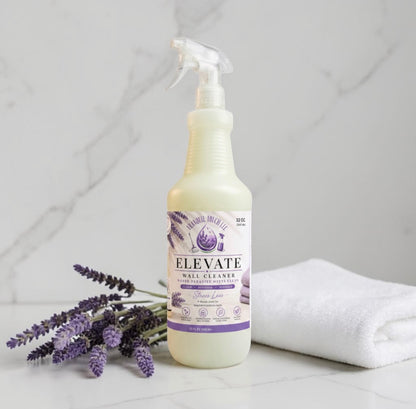 Elevate Wall Cleaner Spray – Streak-Free, Safe for Kids & Pets | 32 oz by Tranquil Touch 🧼