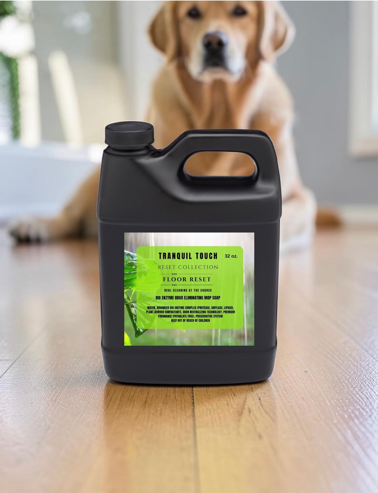 Floor Reset Bio Enzyme Odor Eliminating Mop Soap | Pet Odor Neutralizer | Deep Cleaning Concentrate | Safe for Sealed Hard Floors | 32 oz