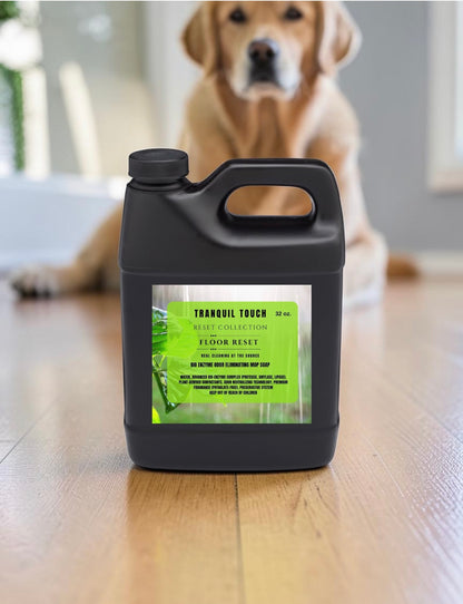 Floor Reset Bio Enzyme Odor Eliminating Mop Soap | Pet Odor Neutralizer | Deep Cleaning Concentrate | Safe for Sealed Hard Floors | 32 oz