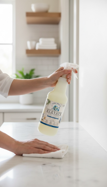 Elevate Wall Cleaner Spray – Streak-Free, Safe for Kids & Pets | 32 oz by Tranquil Touch 🧼