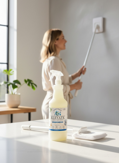 Elevate Wall Cleaner Spray – Streak-Free, Safe for Kids & Pets | 32 oz by Tranquil Touch 🧼