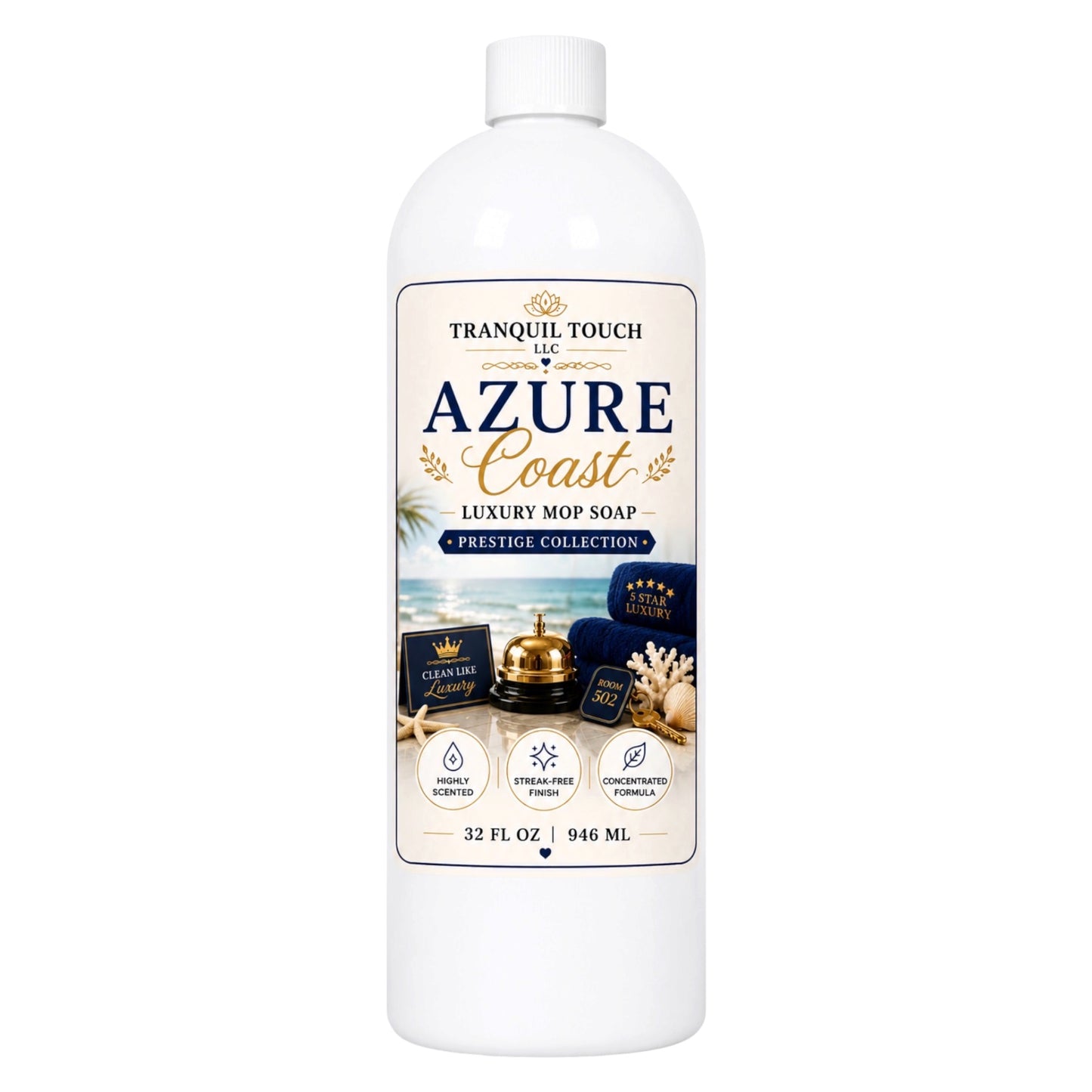 Tranquil Touch Prestige Mop Soap Collection – 5 Star Hotel Luxury Floor Cleaner