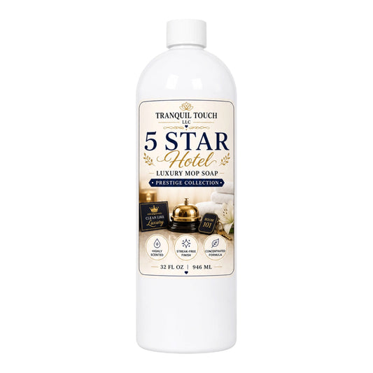 Tranquil Touch Prestige Mop Soap Collection – 5 Star Hotel Luxury Floor Cleaner