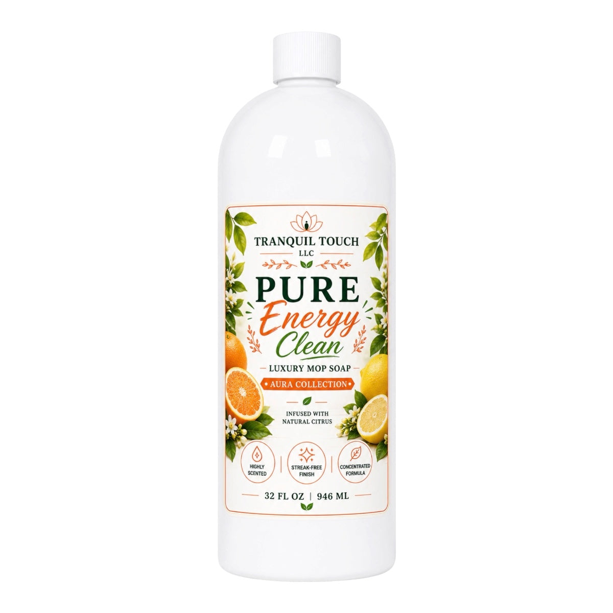 Pure Energy Clean Non–Toxic Bright Citrus Mop Soap🍋