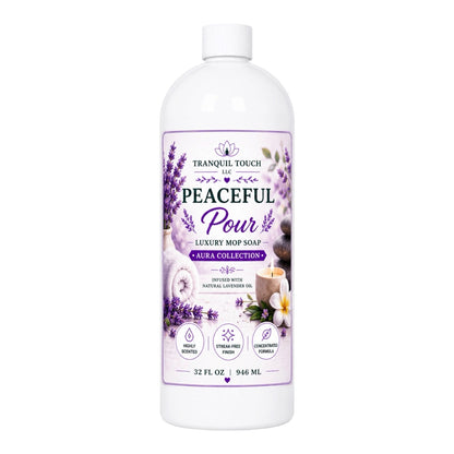 Peaceful Pour – Lavender Vanilla Non-Toxic Calming Mop Soap 🪻