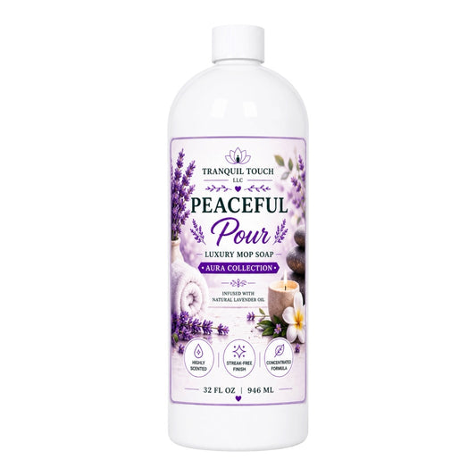 Peaceful Pour – Lavender Vanilla Non-Toxic Calming Mop Soap 🪻
