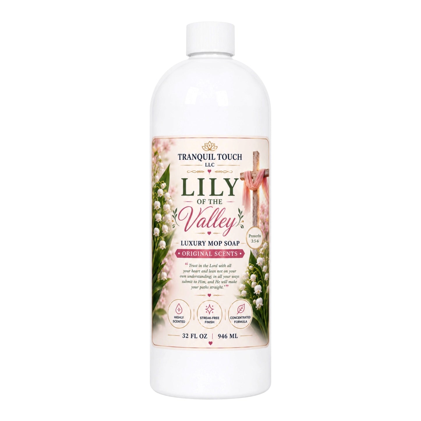 Lily of the Valley Non toxic mop soap ✝️