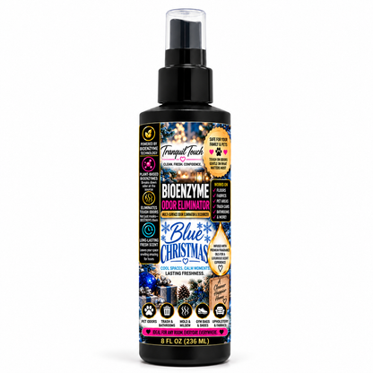 Tranquil Touch Luxury Bioenzyme Odor Eliminator – Multi-Surface Deodorizer for Floors, Fabrics, Pet Areas & More, 8 oz