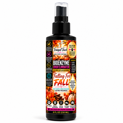 Tranquil Touch Luxury Bioenzyme Odor Eliminator – Multi-Surface Deodorizer for Floors, Fabrics, Pet Areas & More, 8 oz