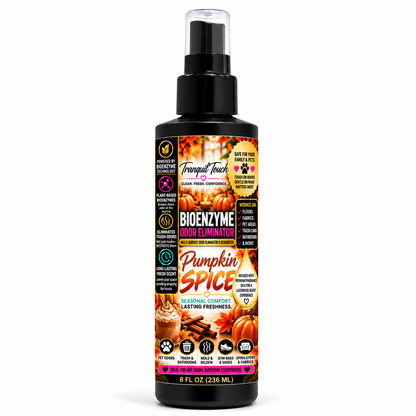 Tranquil Touch Luxury Bioenzyme Odor Eliminator – Multi-Surface Deodorizer for Floors, Fabrics, Pet Areas & More, 8 oz