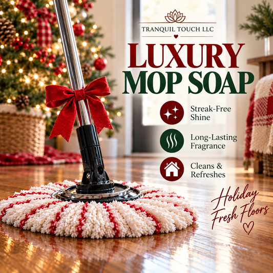 Tranquil Touch Grinch Christmas Mop Soap – Holiday Scented Floor Cleaner, 32 oz 🎄💚