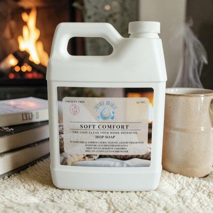 Cozy Aura Non–Toxic Warm Comfort Notes Mop Soap 🫖