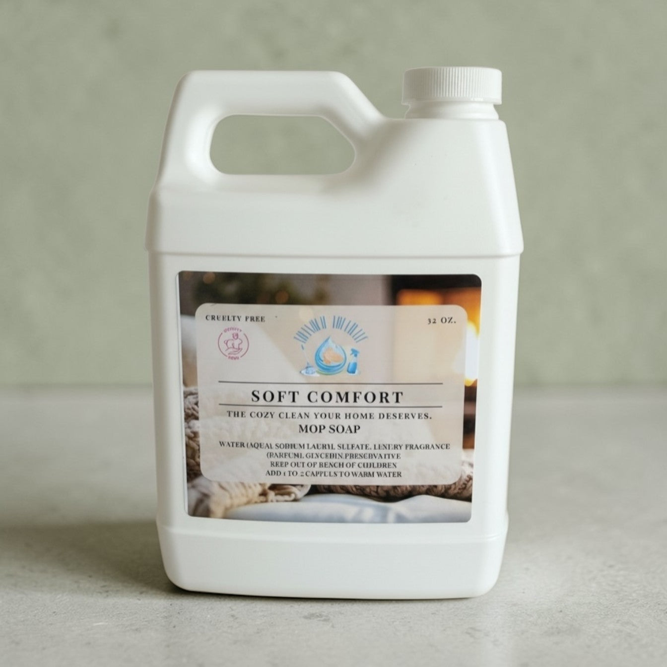 Cozy Aura Non–Toxic Warm Comfort Notes Mop Soap 🫖