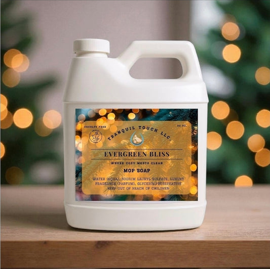 Evergreen Bliss Non-Toxic Christmas Mop Soap 🎄