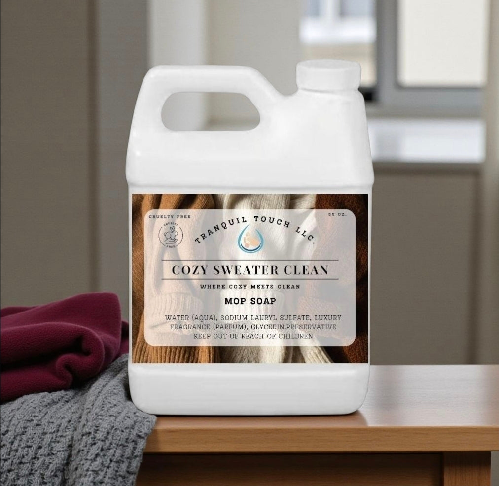Cozy Sweater Clean Non-Toxic Mop Soap ❄️