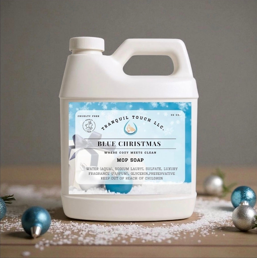 Blue Christmas Non-Toxic Mop Soap 💙
