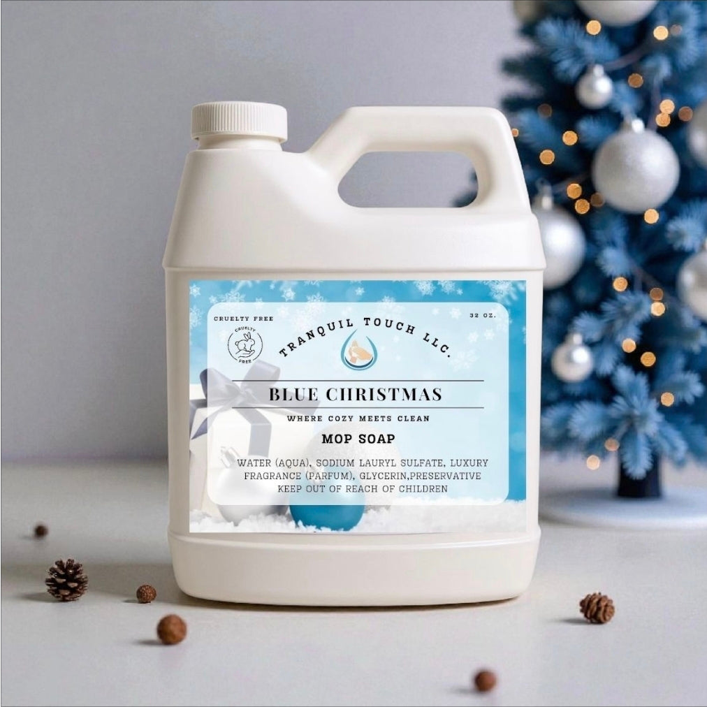 Blue Christmas Non-Toxic Mop Soap 💙