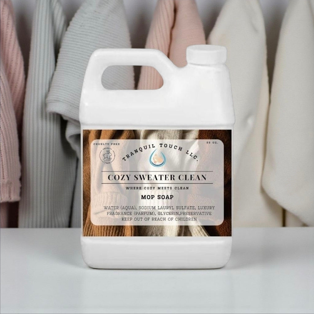 Cozy Sweater Clean Non-Toxic Mop Soap ❄️